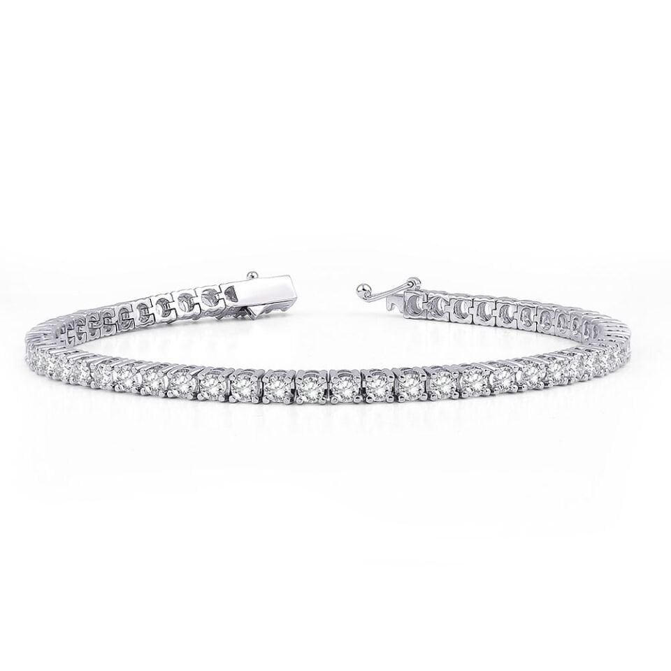 4.80 Karat Laboratuvar Pırlanta SuYolu Bileklik