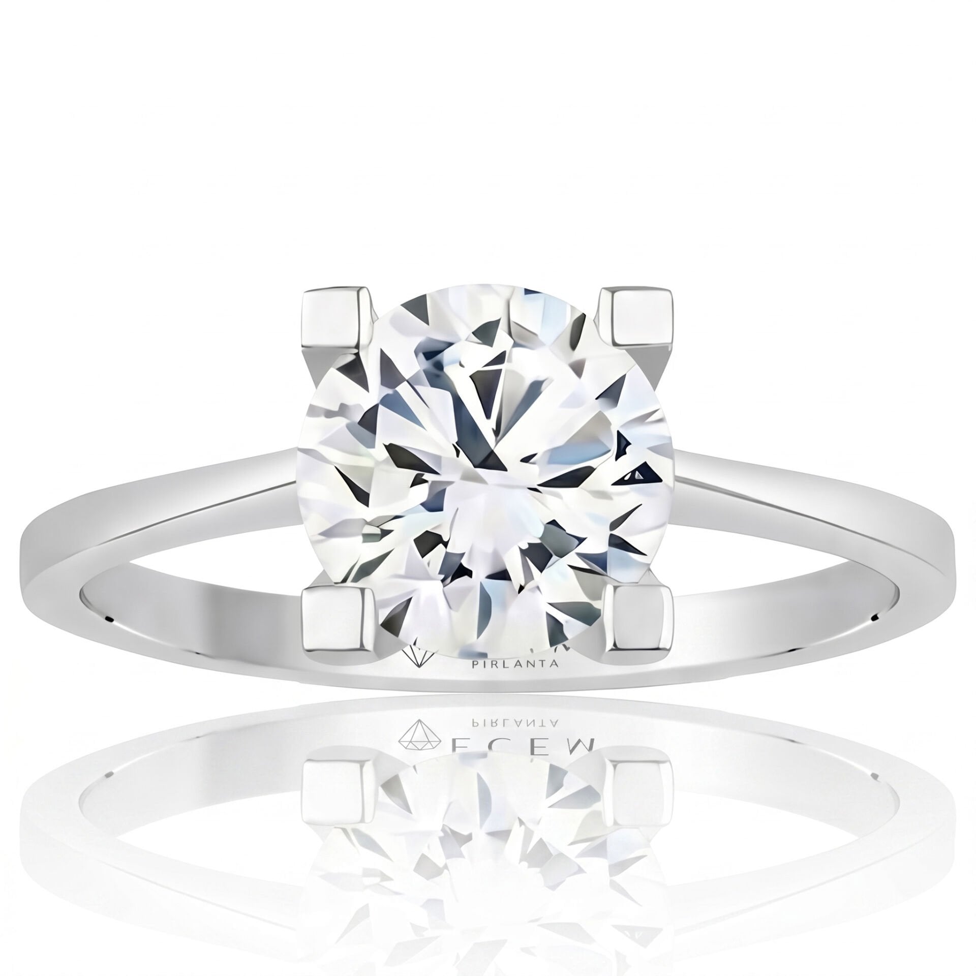5.00 Carat D VS Lab. Diamond Solitaire Ring