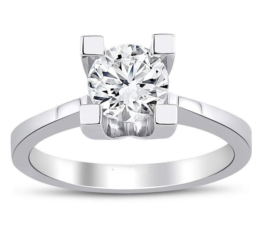 5.00 Karat D VS1 Laboratuvar Pırlanta Tektaş Yüzük