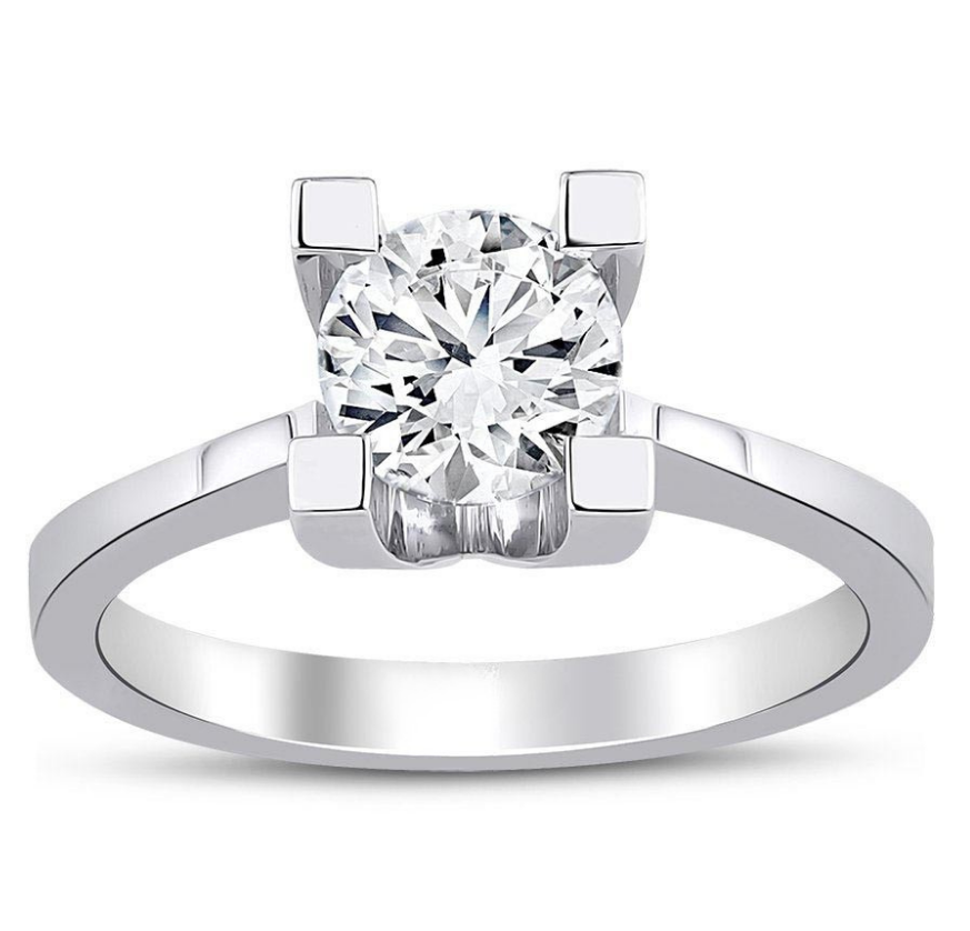 3.00 Karat E VS1 Laboratuvar Pırlanta Tektaş Yüzük