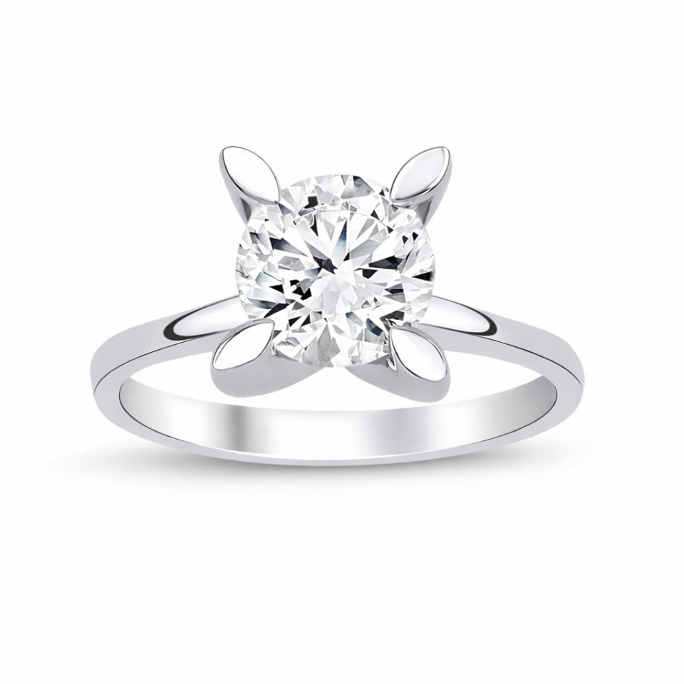 2.00 Karat E VS1 Laboratuvar Pırlanta Tektaş Yüzük