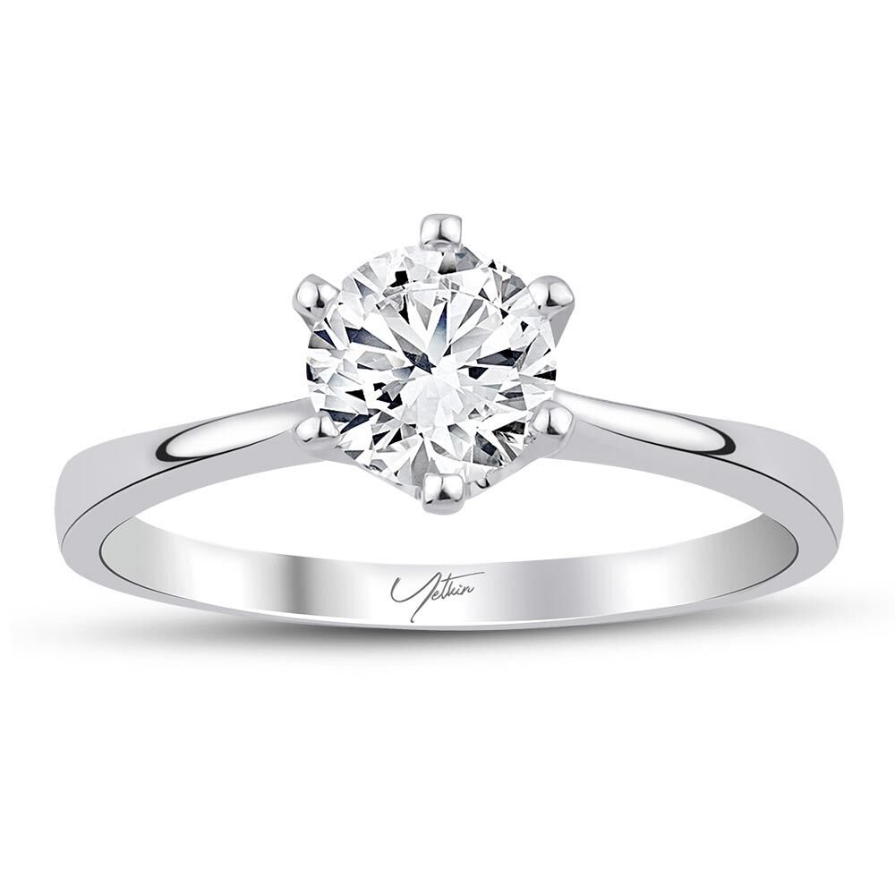 2.00 Karat E VS1 Laboratuvar Pırlanta Tektaş Yüzük