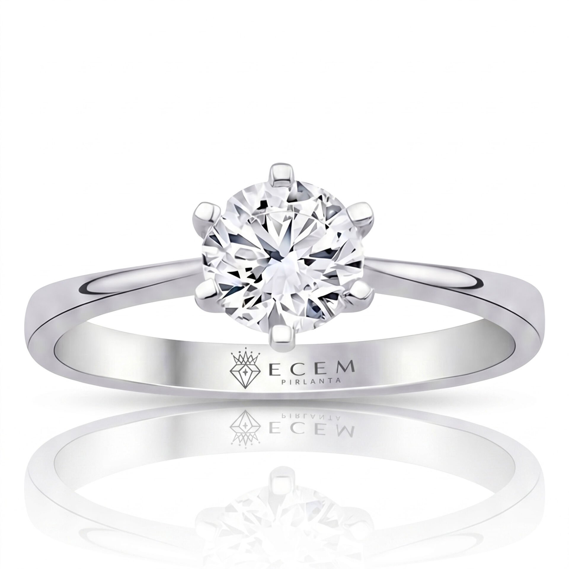 2.00 Carat E VS1 Lab-Diamond Solitaire Ring