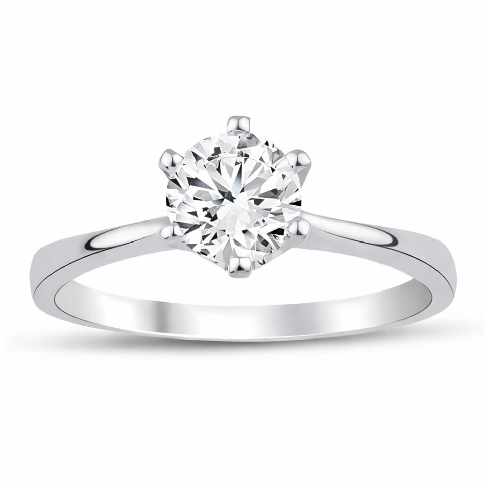 2.00 Karat E VS1 Laboratuvar Pırlanta Tektaş Yüzük