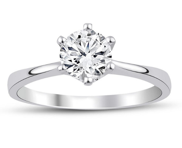 1.50 Karat D VS1 Laboratuvar Pırlanta Tektaş Yüzük