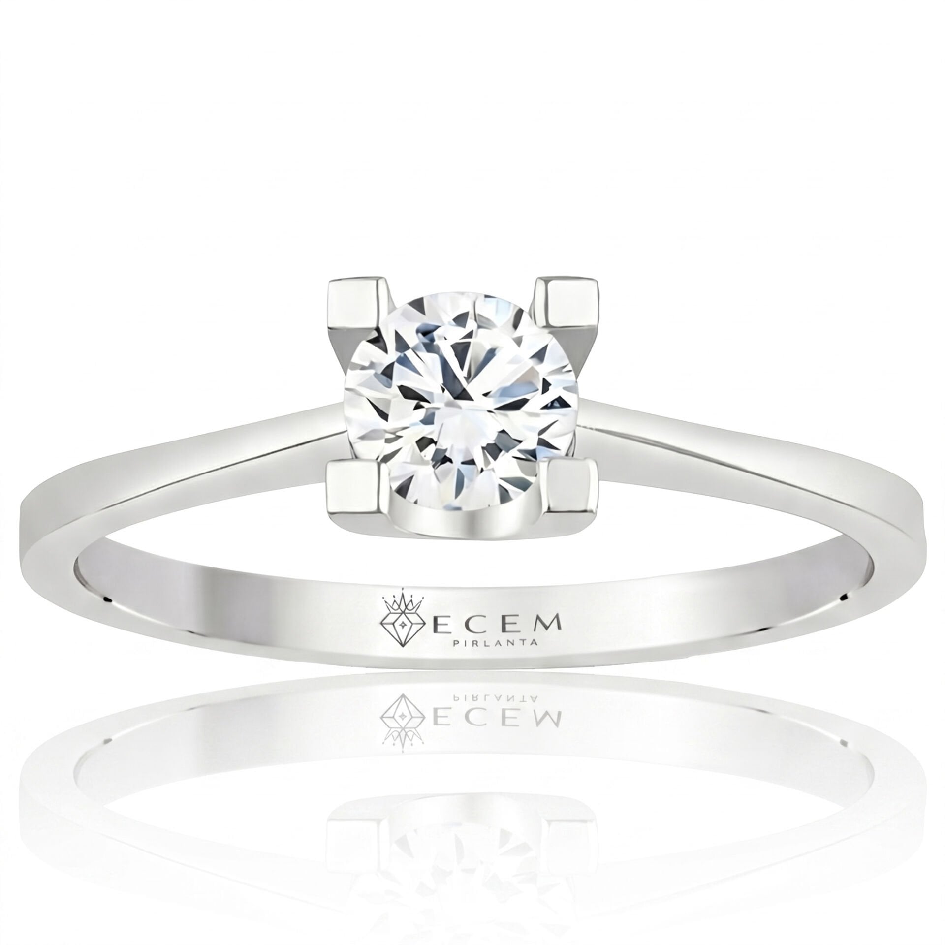 0.90 Carat E VS Lab-Diamond Solitaire Ring