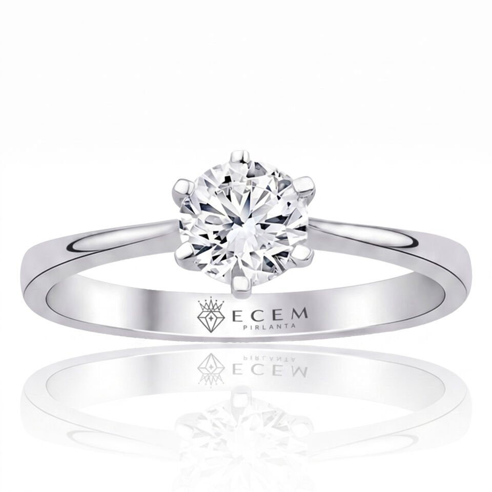 0.90 Carat E VS Lab-Diamond Solitaire Ring