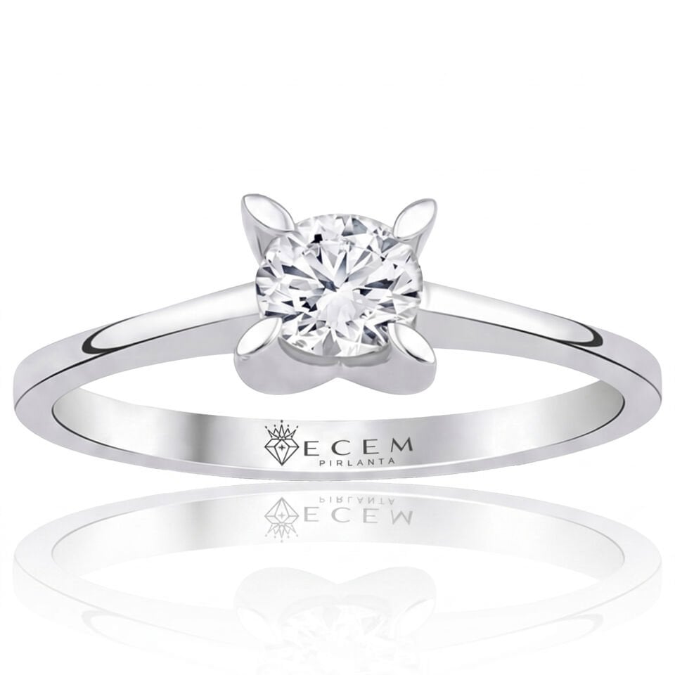 0.70 Carat E VS Lab-Diamond Solitaire Ring