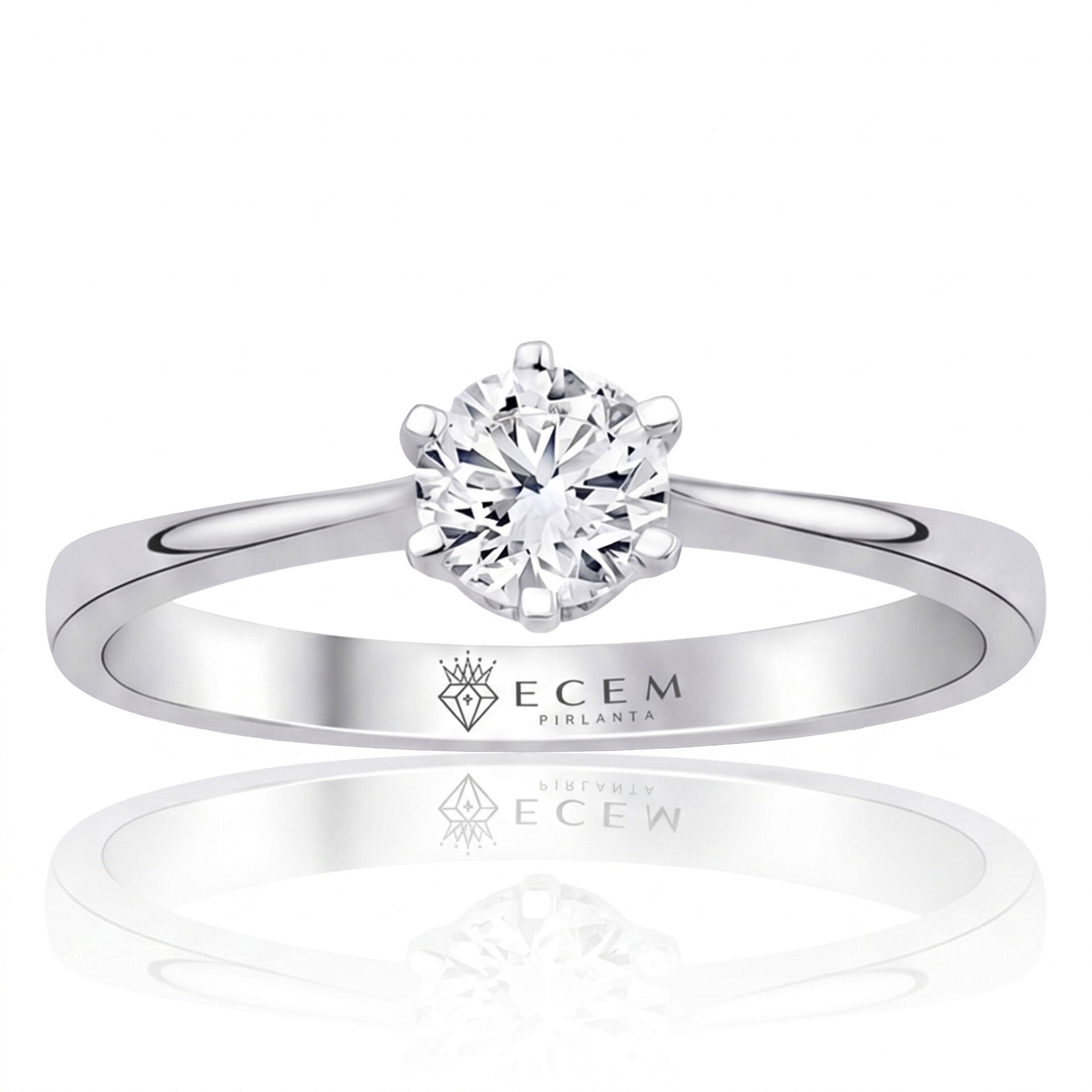 0.70 Carat E VS Lab-Diamond Solitaire Ring