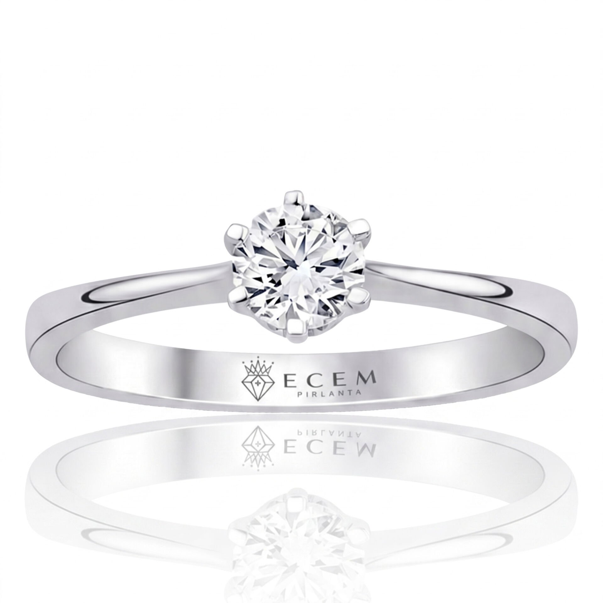 0.60 Carat E VS Lab-Diamond Solitaire Ring
