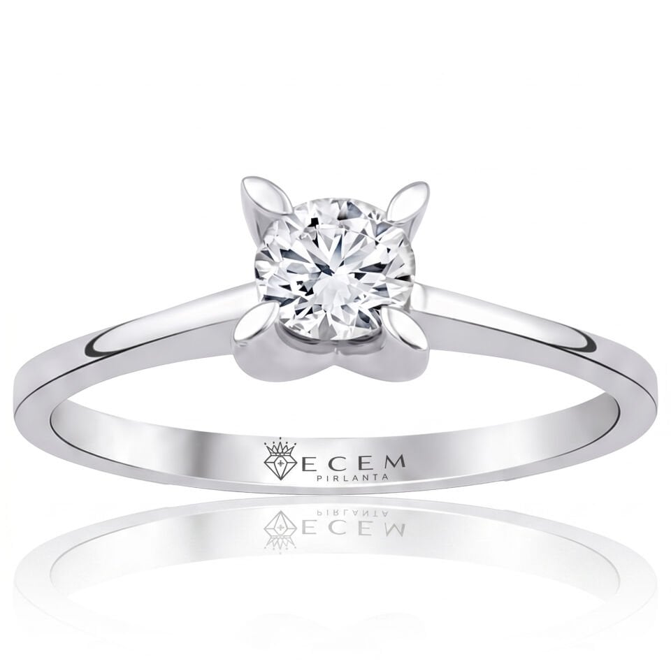 0.40 Carat E VS Lab-Diamond Solitaire Ring