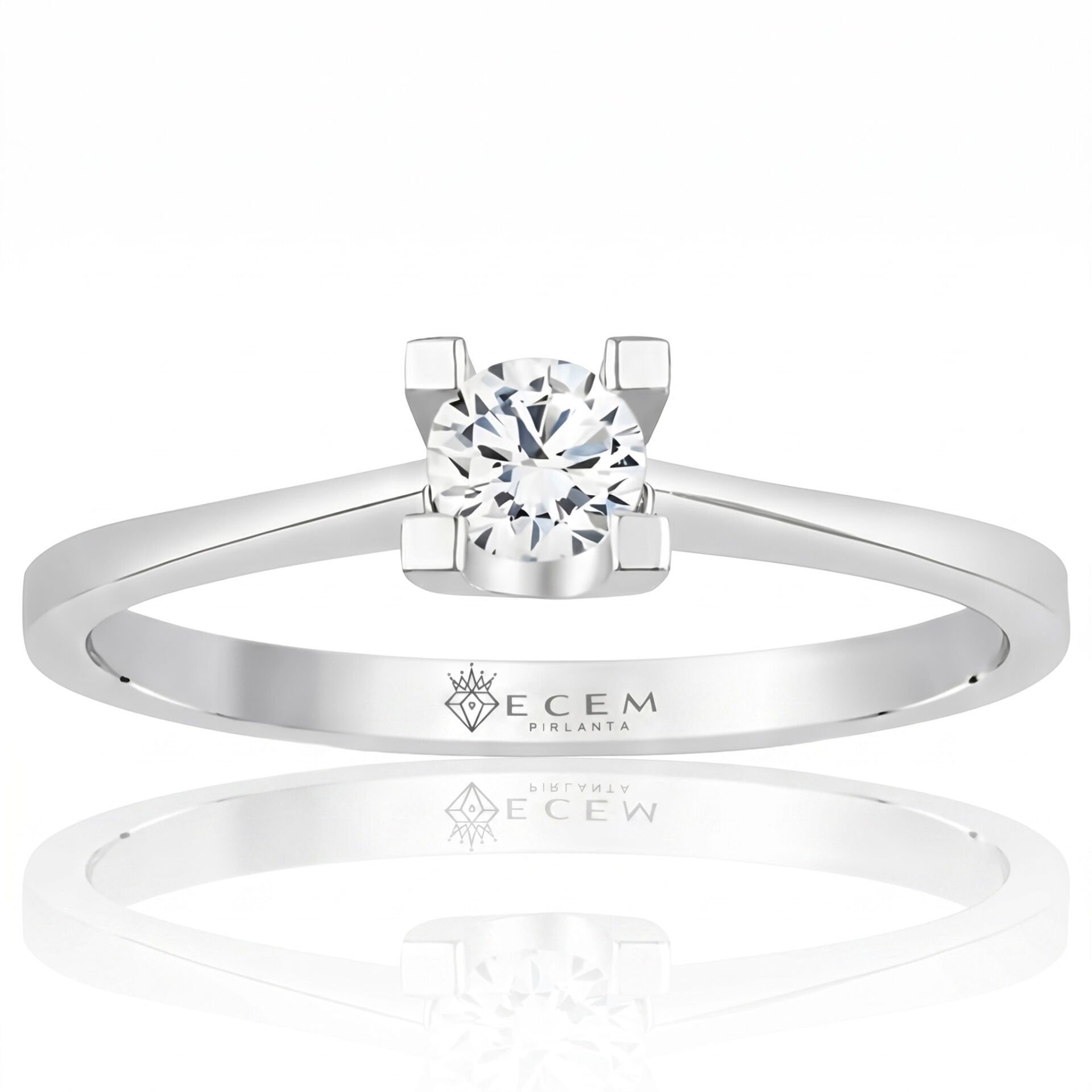 0.30 Carat E VS Lab-Diamond Solitaire Ring